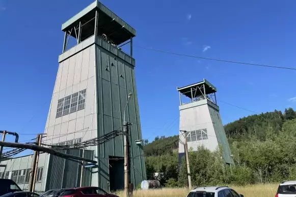 BÝVALÝ DŮL FRENŠTÁT - TĚŽNÍ VĚŽE